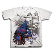 G.I. Joe and Transformers Evil United White T-Shirt